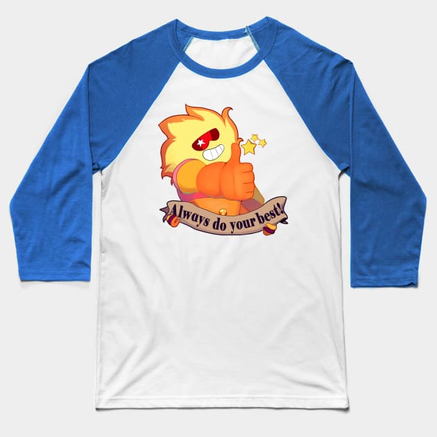 Sunstone Steven Universe - Always do your best Baseball T-Shirt by celestinaart